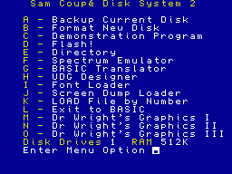 Basic SAM Disk System